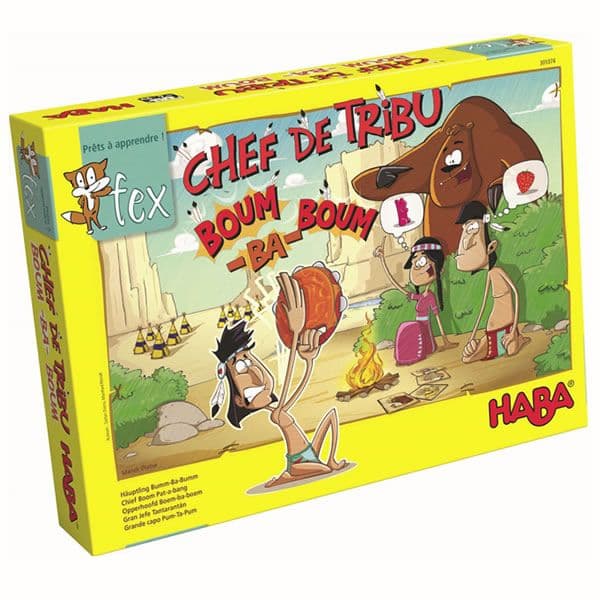 Boîte du jeu : Chef de tribu Boum-ba-boum