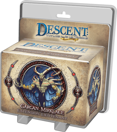 Boîte du jeu : Descent : Voyages dans les Ténèbres - Pack Lieutenant Gargan Mirklace