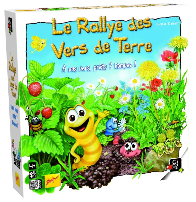 Boîte du jeu : Le Rallye des Vers de Terre