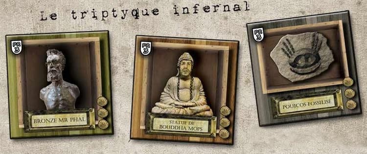Boîte du jeu : Archaeologia : le triptique infernal