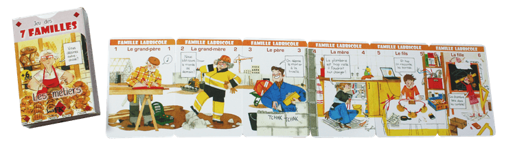 Boîte du jeu : Jeu des 7 familles : les Métiers