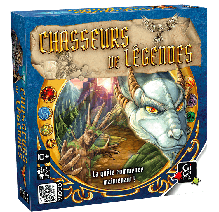 Boîte du jeu : Chasseurs de légendes