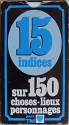 15 indices sur 150 choses lieux personnages