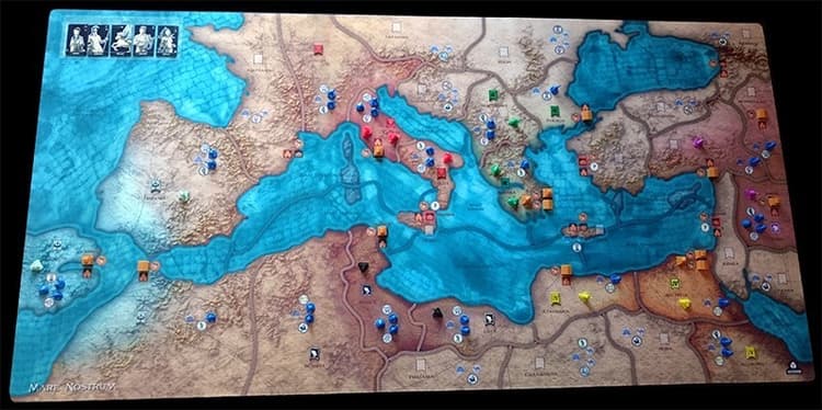 Boîte du jeu : Mare Nostrum - Tapis de jeu