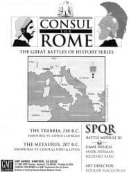 Couverture de SPQR : Consul for Rome