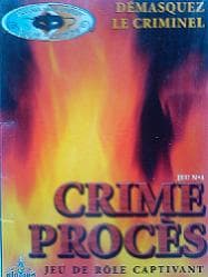 Boîte du jeu : Crime et procès