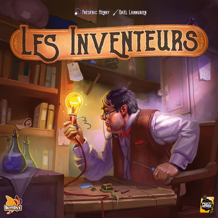Boîte du jeu : Les Inventeurs