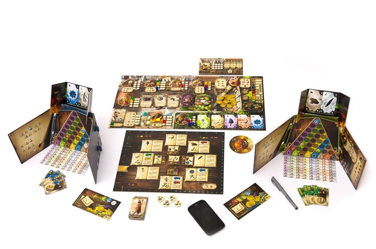 Boîte du jeu : Alchimistes