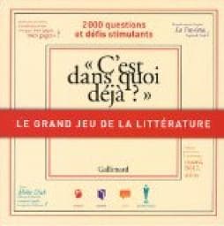 Boîte du jeu : C'est dans quoi déjà? - Le grand jeu de la Littérature
