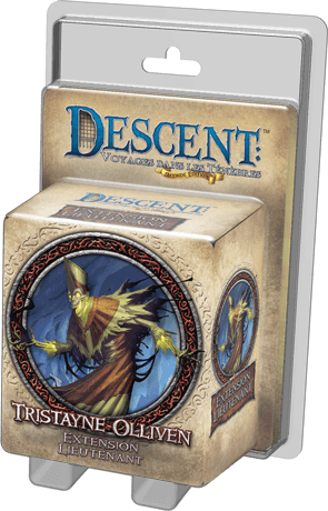 Boîte du jeu : Descent : Voyages dans les Ténèbres - Pack Lieutenant Trystaine Olliven