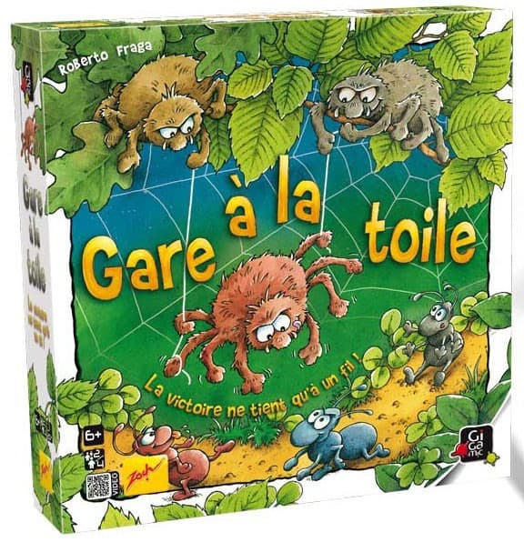 Boîte du jeu : Gare à la toile