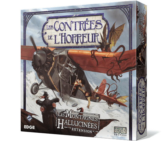Boîte du jeu : Les Contrées de l'Horreur - Les Montagnes Hallucinées