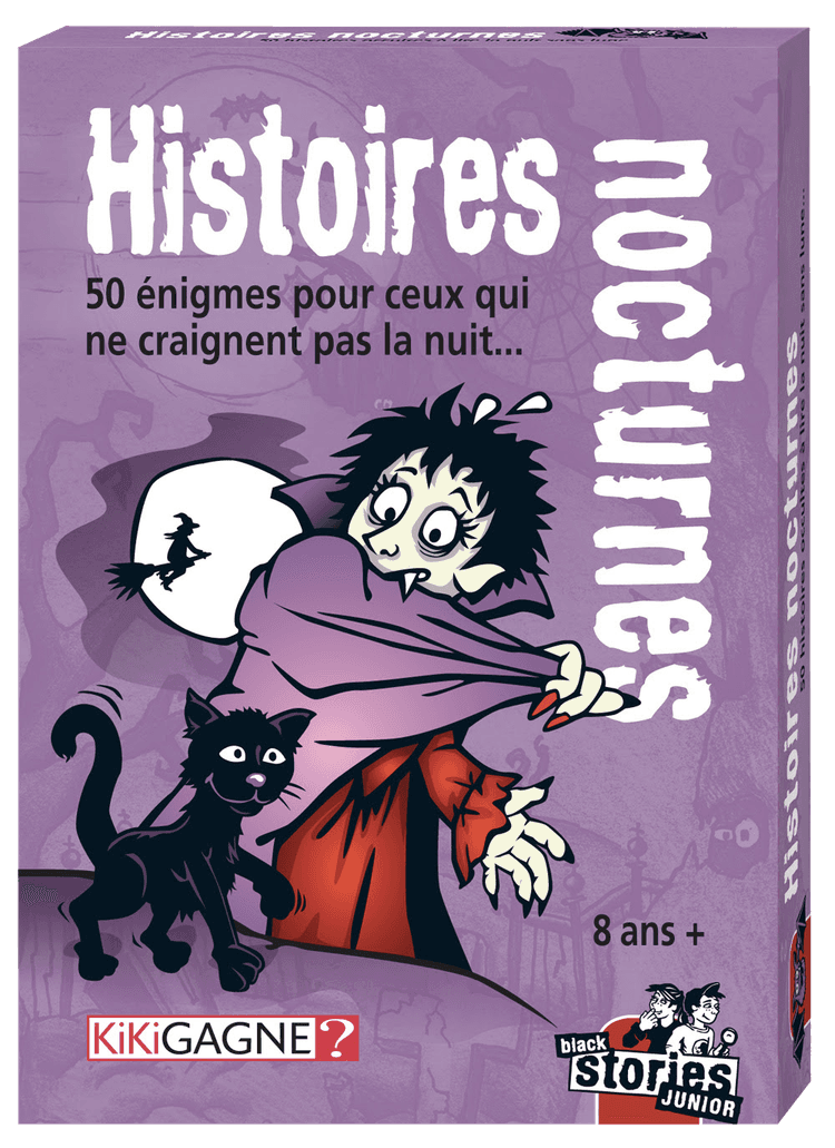 Boîte du jeu : Black Stories Junior : Histoires Nocturnes