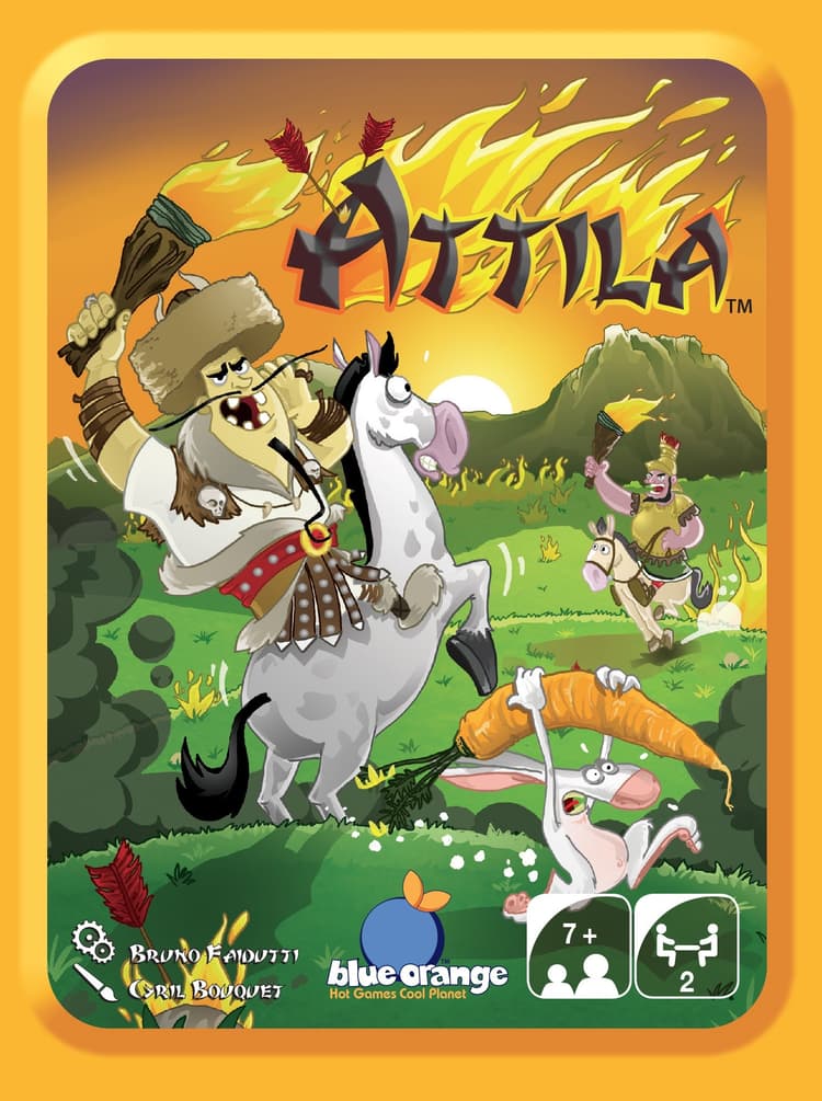 Boîte du jeu : Attila