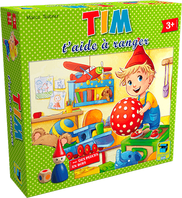 Boîte du jeu : Tim t'aide à ranger