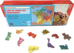 Couverture de Jeu des Régions - Carte de France des Départements