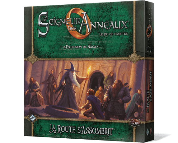 Boîte du jeu : Le Seigneur des Anneaux JCE : La Route s'Assombrit