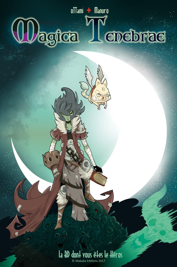 Boîte du jeu : Magica Tenebrae - La BD dont vous êtes le héros ©