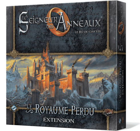 Boîte du jeu : Le Seigneur des Anneaux  JCE - Le Royaume Perdu
