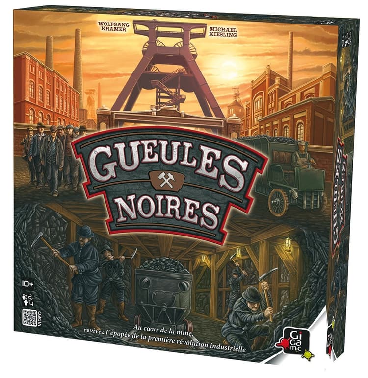 Boîte du jeu : Gueules noires