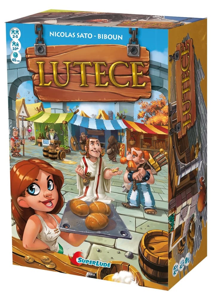 Boîte du jeu : Lutèce