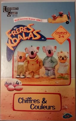 Couverture de Les Frères Koalas Chiffres & Couleurs