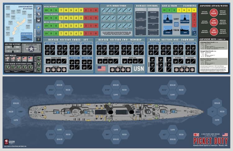 Boîte du jeu : Picket Duty : Kamikaze Attacks Against US Destroyers