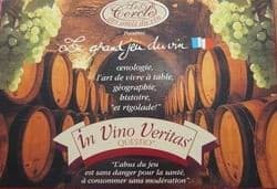 Boîte du jeu : In Vino Veritas
