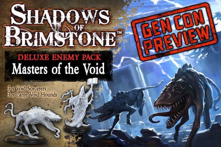 Boîte du jeu : Shadows of Brimstone - Masters of The Void Deluxe Enemy Pack