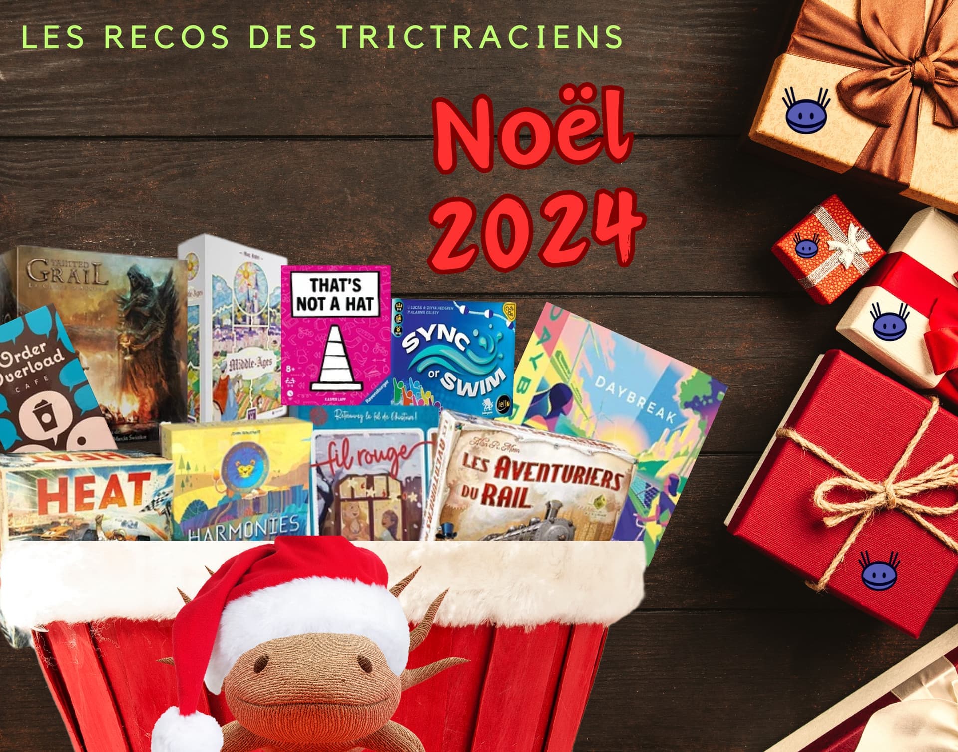 Couverture de l'article : Les recommandations de Noël des TricTraciens