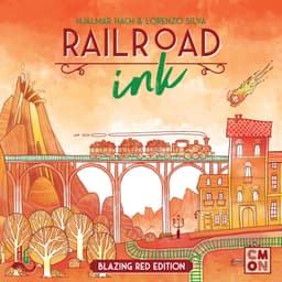 Couverture de Railroad Ink - Blazing Red Edition