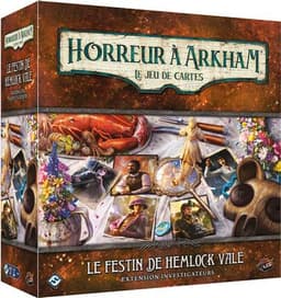 Couverture de Horreur à Arkham : Le Jeu de Cartes - Le Festin de Hemlock Vale : Investigateurs