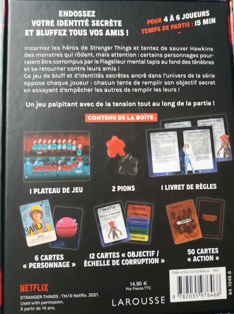 Boîte du jeu : Stranger Things: Identité secrète !