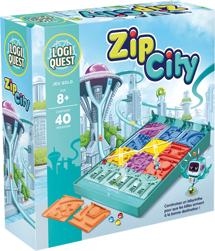 Boîte du jeu : Logiquest - Zip City