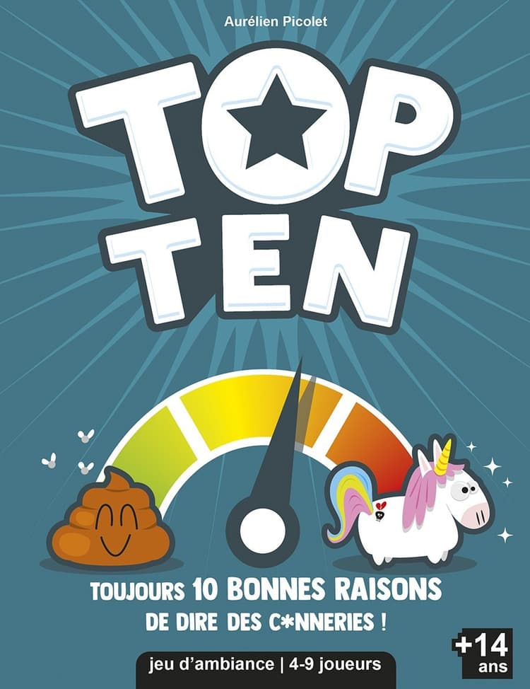 Boîte du jeu : Top Ten