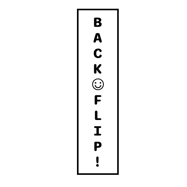 Boîte du jeu : Backflip!