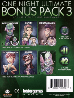 Couverture de One Night Ultimate Werewolf: Bonus Pack 3