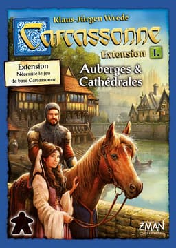 Couverture de Carcassonne - Extension 1 : Auberges & Cathédrales