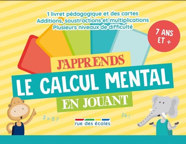 Boîte du jeu : J'apprends le calcul mental en jouant
