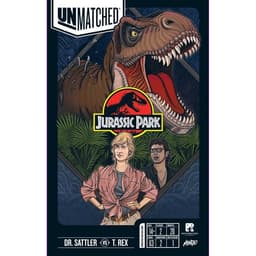 Couverture de Unmatched Jurassic Park Dr. Sattler contre. T-Rex