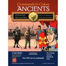 Couverture de Commands & Colors Ancients Exp 2 et 3: Rome vs The Barbarians and The Roman Civil Wars