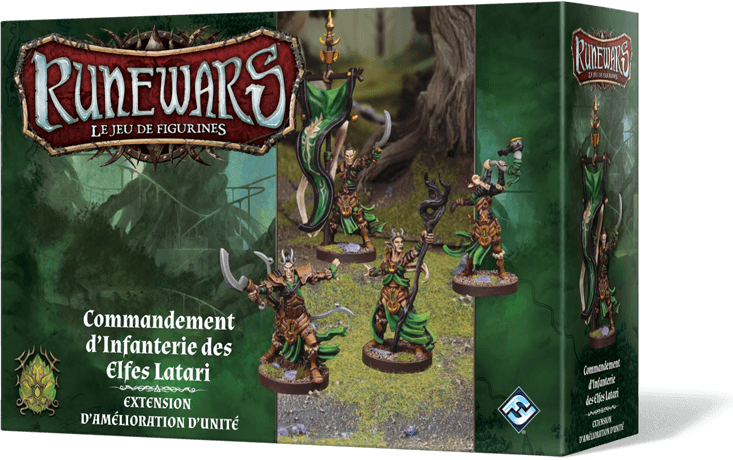 Boîte du jeu : Runewars - Commandement d’Infanterie des Elfes Latari