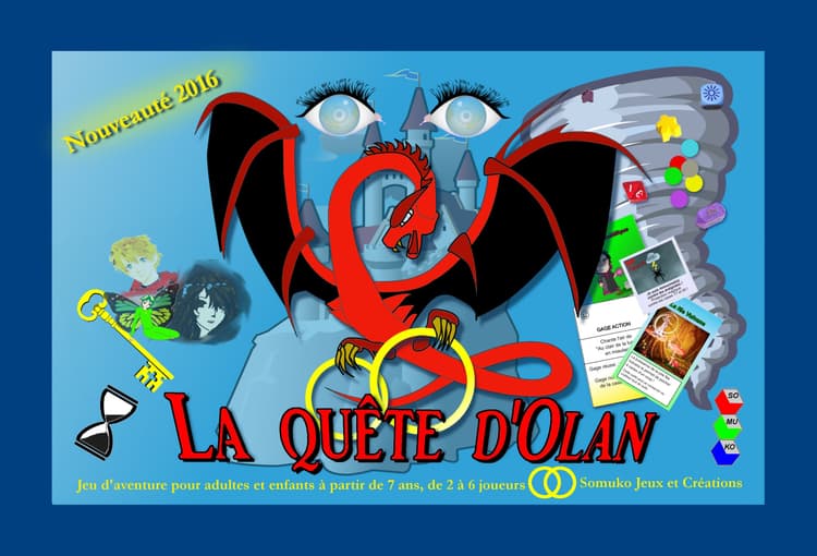 Boîte du jeu : LA QUETE D'OLAN