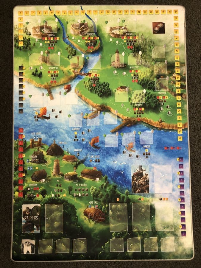 Boîte du jeu : Pillards de la Mer du Nord - Extension "Tapis de jeu en néoprène"