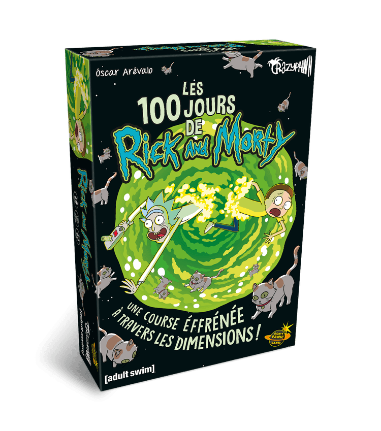 Boîte du jeu : Les 100 jours de Rick et Morty
