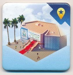 Boîte du jeu : Quadropolis - Tuile bonus "Palais des Festivals de Cannes"