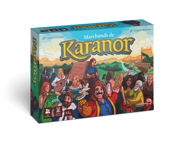 Boîte du jeu : Marchands de Karanor