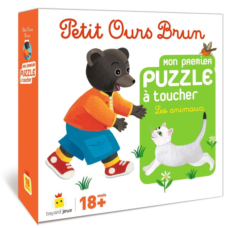 Boîte du jeu : Petit Ours Brun - Mon premier puzzle à toucher - les animaux