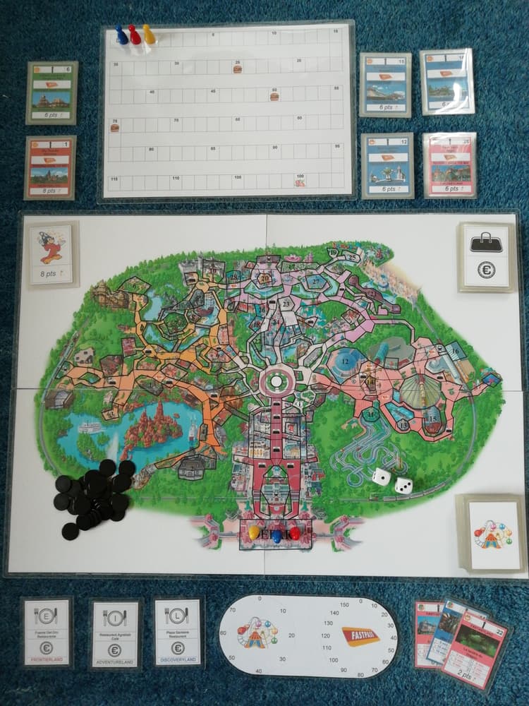 Boîte du jeu : Jeu Disneyland