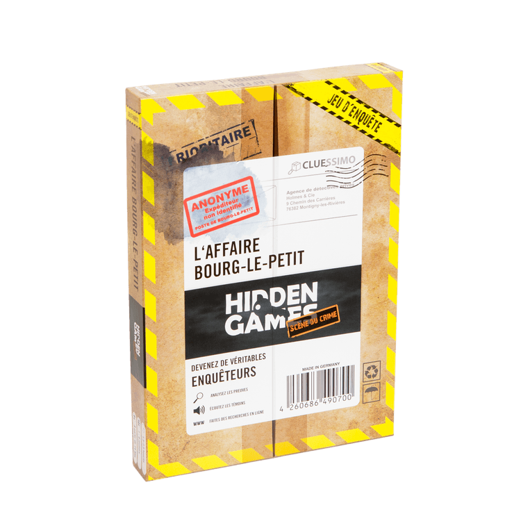 Boîte du jeu : Hidden Games L'Affaire Bourg-Le-Petit
